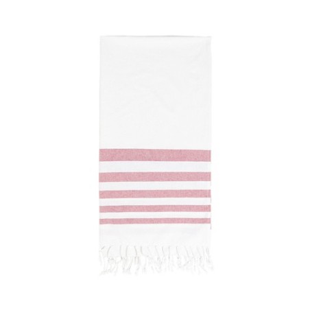 Paréo Serviette Bicolore Éco-responsable 100% Coton Sally Matières : coton Couleurs : bleu clair goodies publicitaire durable