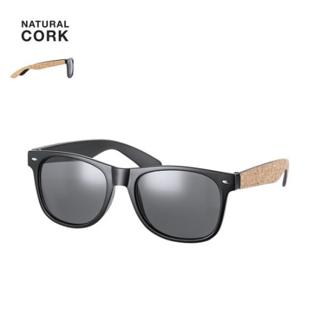 Lunettes de Soleil Personnalisées Protection UV400 Scutel pas cher Matières : liège Couleurs : naturel personnalisable avec votr