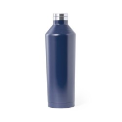 Bouteille Isotherme Personnalisée Éco-responsable Bidon Thermique Gristel Matières : acier inoxydable Couleurs : bleu marine