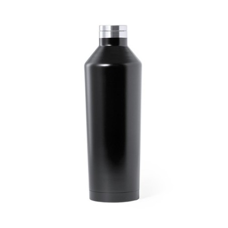 Bouteille Isotherme Personnalisée Éco-responsable Bidon Thermique Gristel Matières : acier inoxydable Couleurs : bleu marine cad