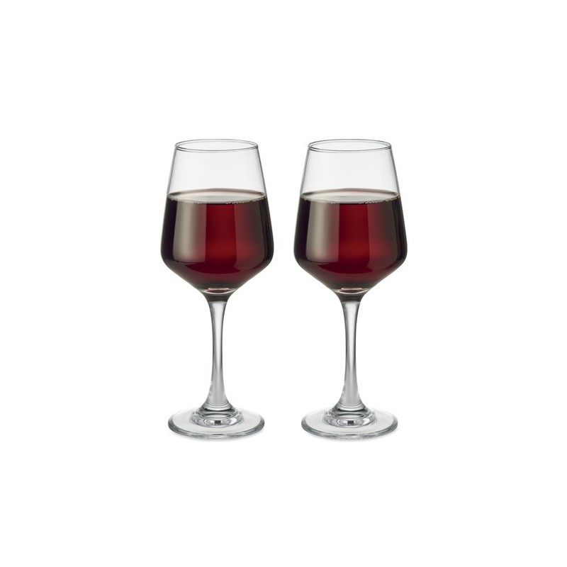 Ensemble de 2 verres à vin personnalisés CHEERS Matières : verre Couleurs : transparent personnalisable avec votre logo