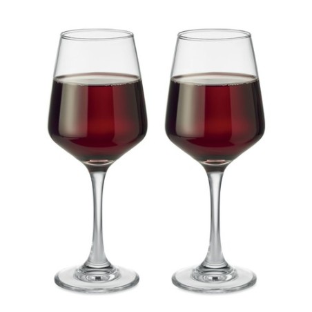 Ensemble de 2 verres à vin personnalisés CHEERS Matières : verre Couleurs : transparent personnalisable avec votre logo