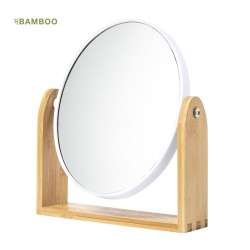 Miroir Éco-responsable Personnalisé en Bambou Pas Cher - Rinoco Matières : bambou