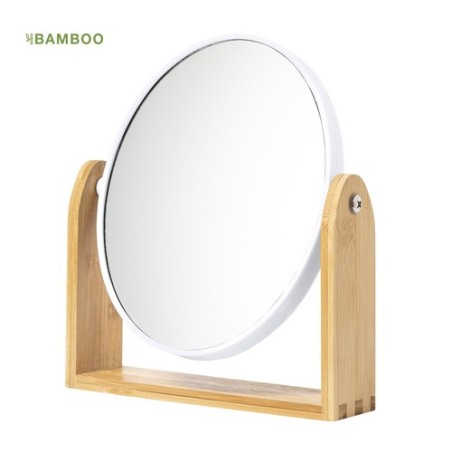 Miroir Éco-responsable Personnalisé en Bambou Pas Cher - Rinoco Matières : bambou