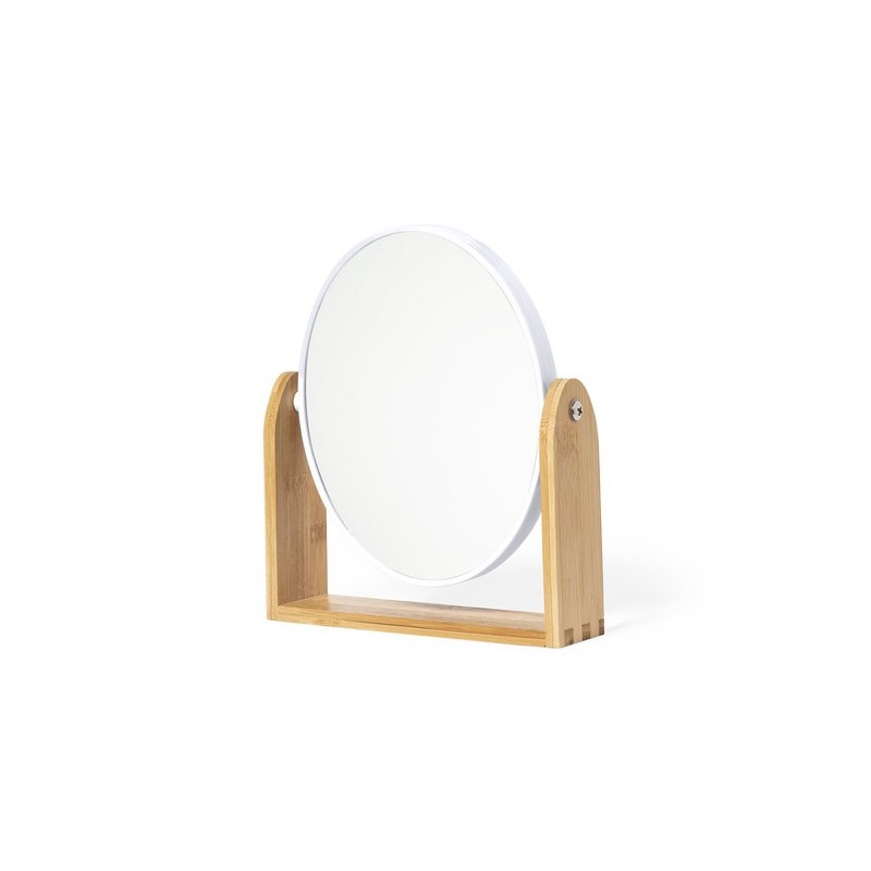 Miroir Éco-responsable Personnalisé en Bambou Pas Cher - Rinoco Matières : bambou personnalisable avec votre logo