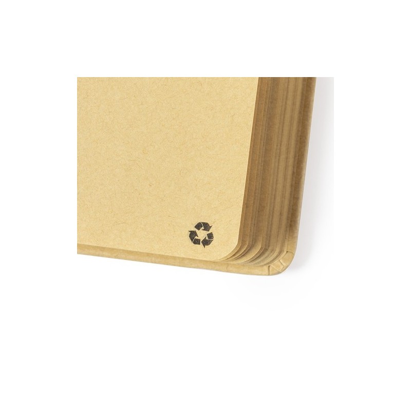Bloc Notes Éco-responsable Personnalisé Pas Cher - Klamax Matières : carton recyclé marquage laser ultra précis