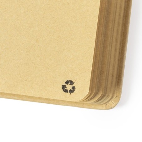 Bloc Notes Éco-responsable Personnalisé Pas Cher - Klamax Matières : carton recyclé marquage laser ultra précis