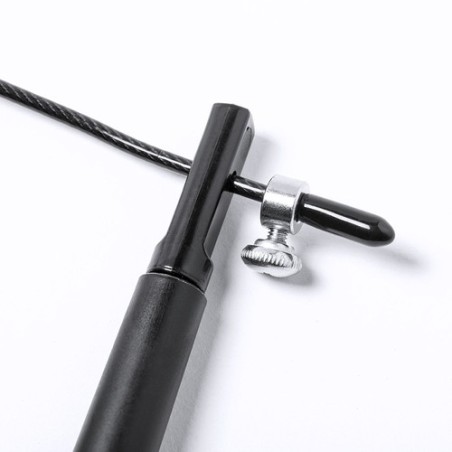 Corde à Sauter Éco-responsable Personnalisée - Lakex Couleurs : noir goodies publicitaire événementiel