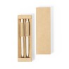Set de Stylos et Porte-mines Éco-responsables Personnalisés Bruneok Matières : bambou personnalisable avec votre logo