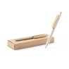 Set de Stylos et Porte-mines Éco-responsables Personnalisés Bruneok Matières : bambou impression haute définition