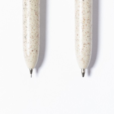 Set de Stylos et Porte-mines Éco-responsables Personnalisés Bruneok Matières : bambou cadeau collaborateur premium