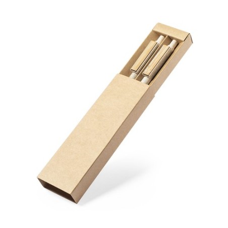 Set de Stylos et Porte-mines Éco-responsables Personnalisés Bruneok Matières : bambou cadeau client original