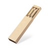 Set de Stylos et Porte-mines Éco-responsables Personnalisés Bruneok Matières : bambou cadeau client original