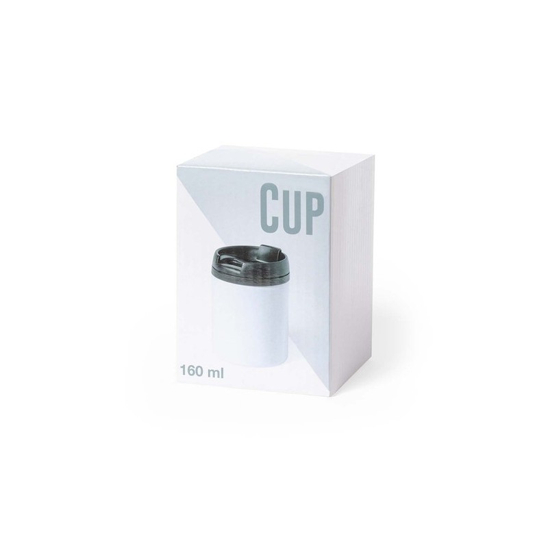 Mug Thermique Isotherme Personnalisé Zirgul Matières : acier inoxydable Couleurs : blanc objet promotionnel éco-responsable