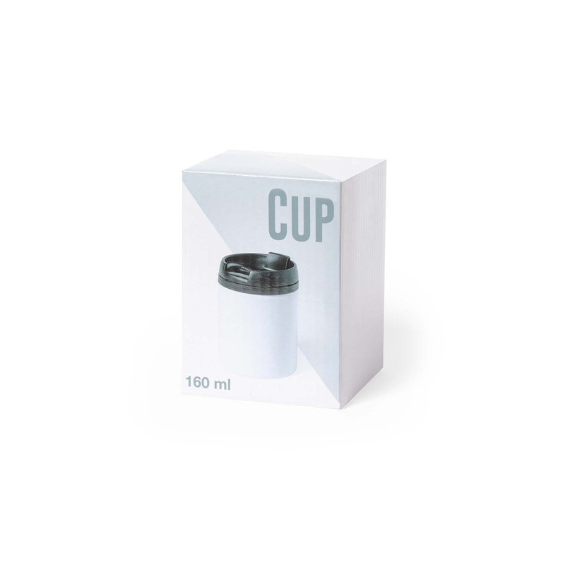 Mug Thermique Isotherme Personnalisé Zirgul Matières : acier inoxydable Couleurs : blanc goodies publicitaire événementiel