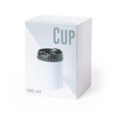 Mug Thermique Isotherme Personnalisé Zirgul Matières : acier inoxydable Couleurs : blanc goodies publicitaire événementiel