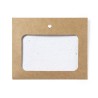 Badge Éco-responsable et Pratique Ensemencé pas cher - Binem Matières : carton recyclé personnalisable avec votre logo