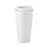 Gobelet double paroi isotherme personnalisable 475 ml - TUESDAY Matières : polypropylène (PP) Couleurs : blanc