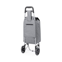 Sac Éco-responsable et Pliable Personnalisé de Caddie Course Daggio Couleurs : gris Matières : polyester recyclé
