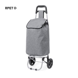 Sac Éco-responsable et Pliable Personnalisé de Caddie Course Daggio Couleurs : gris Matières : polyester recyclé 2
