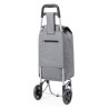 Sac Éco-responsable et Pliable Personnalisé de Caddie Course Daggio Couleurs : gris Matières : polyester recyclé impression haut