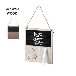 Ornement de Noël personnalisé décoratif - Carrigan Matières : bois