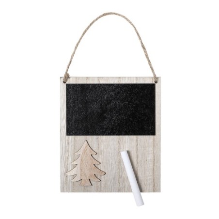 Ornement de Noël personnalisé décoratif - Carrigan Matières : bois personnalisable avec votre logo