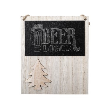 Ornement de Noël personnalisé décoratif - Carrigan Matières : bois goodies publicitaire événementiel