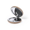 Miroir de Poche Éco-responsable Personnalisé Alunax pas cher Matières : liège goodies publicitaire événementiel