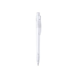 Stylo Bille Éco-responsable Personnalisé Hispar Matières : PET recyclé Couleurs : transparent