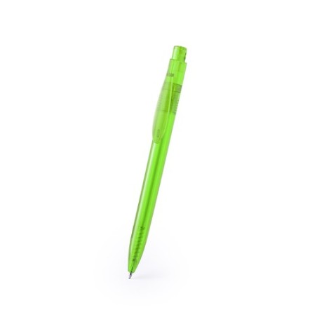 Stylo Bille Éco-responsable Personnalisé Hispar Matières : PET recyclé Couleurs : rouge goodies entreprise design