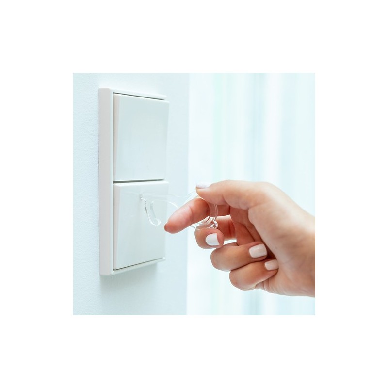 Porte-Clés Anticontact Personnalisé Éco-responsable - Napil Sécurité Maison Couleurs : transparent cadeau collaborateur premium