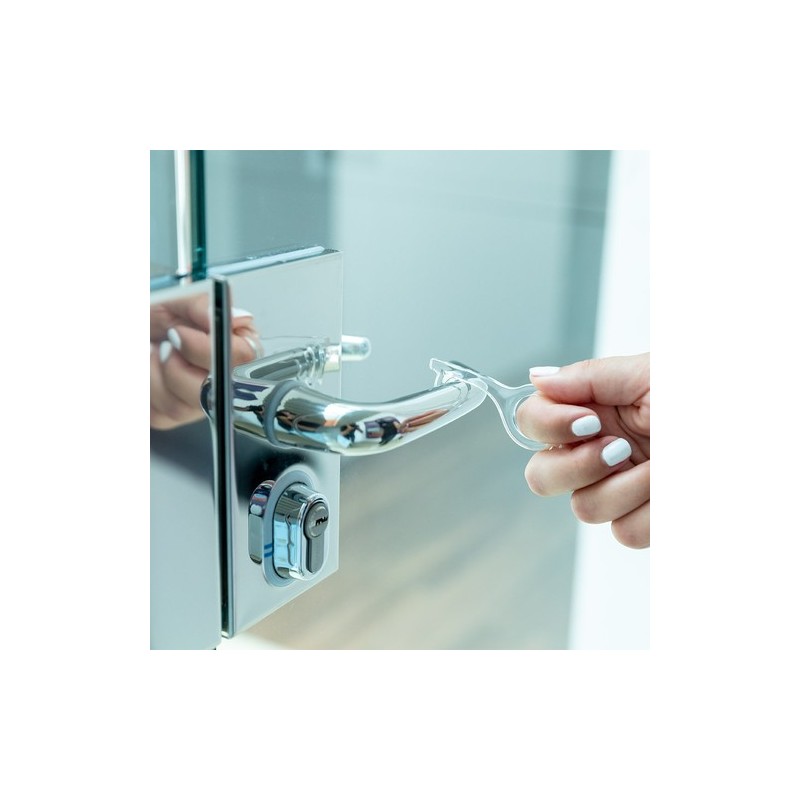 Porte-Clés Anticontact Personnalisé Éco-responsable - Napil Sécurité Maison Couleurs : transparent personnalisation rapide en Fr