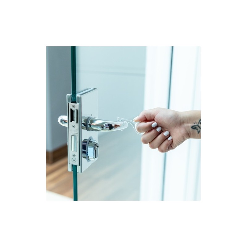 Porte-Clés Anticontact Personnalisé Éco-responsable - Napil Sécurité Maison Couleurs : transparent accessoire événementiel uniqu