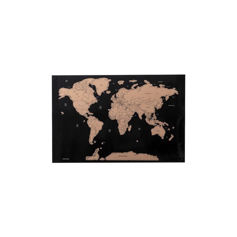 Carte Éco-Friendly à Gratter Personnalisée Pas Cher - Mappemonde Palsy Matières : papier recyclé impression haute définition