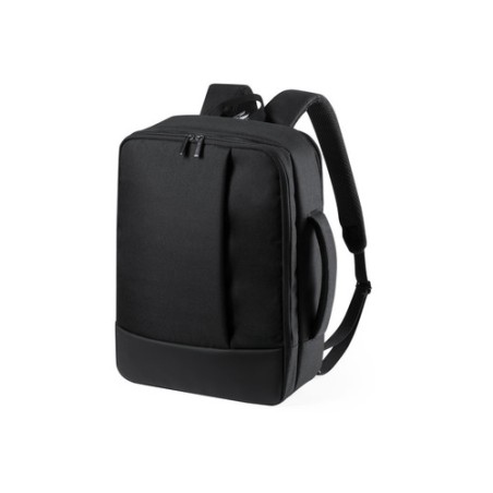Sac à Dos Personnalisable Éco-responsable Porte-Documents Hurkon Matières : polyester Couleurs : noir