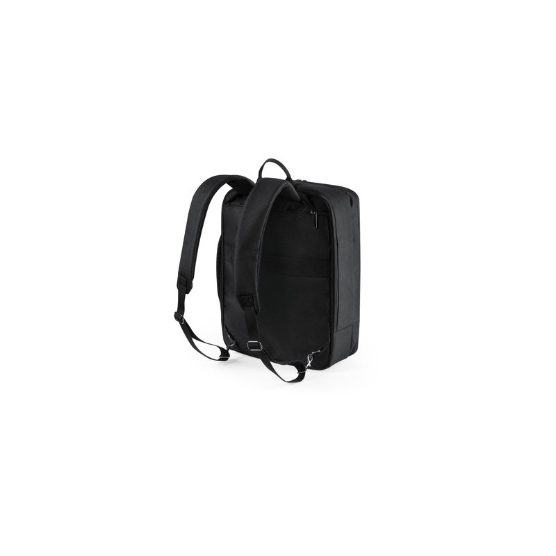 Sac à Dos Personnalisable Éco-responsable Porte-Documents Hurkon Matières : polyester Couleurs : noir goodies publicitaire événe