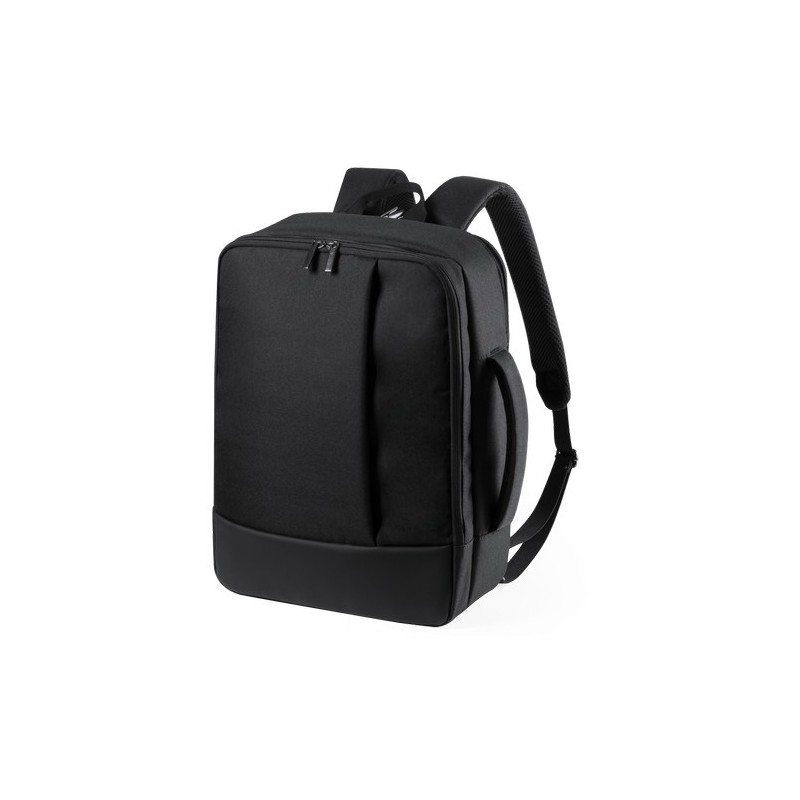 Sac à Dos Personnalisable Éco-responsable Porte-Documents Hurkon Matières : polyester Couleurs : noir objet promotionnel éco-res