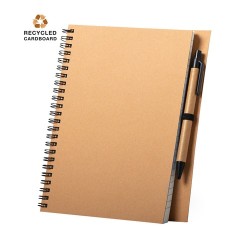 Cahier Personnalisé Éco-responsable et Stylé Neyla Matières : carton recyclé