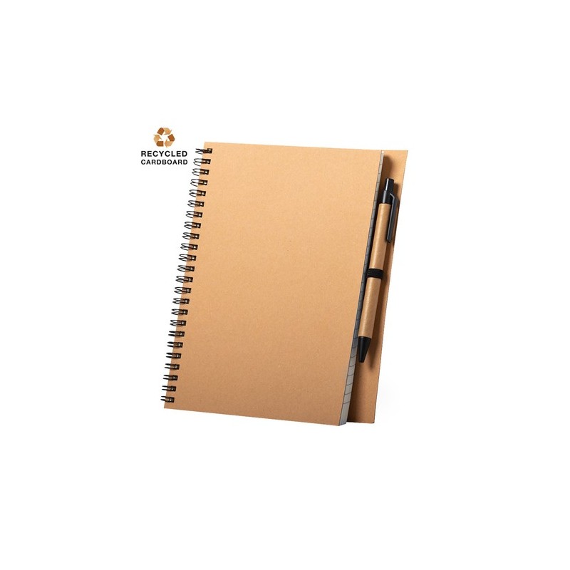 Cahier Personnalisé Éco-responsable et Stylé Neyla Matières : carton recyclé