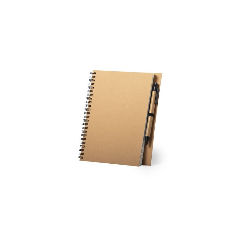Cahier Personnalisé Éco-responsable et Stylé Neyla Matières : carton recyclé personnalisable avec votre logo