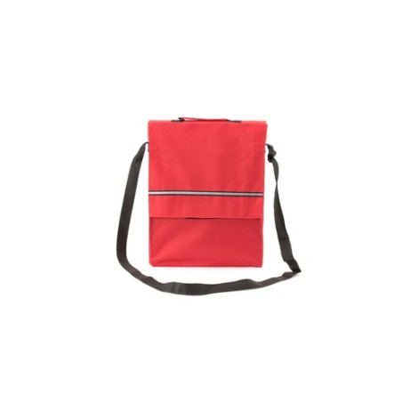 Sacoche Business Personnalisée Éco-responsable - Porte-Documents Milán Matières : polyester Couleurs : noir impression logo haut