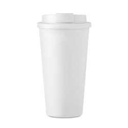 Gobelet double paroi isotherme personnalisable 475 ml - TUESDAY Matières : polypropylène (PP) Couleurs : blanc goodies entrepris