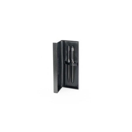 Set Cadeau d'Entreprise Éco-responsable avec Stylo et Roller Personnalisé Antonio Miro Matières : métal Couleurs : noir cadeau e