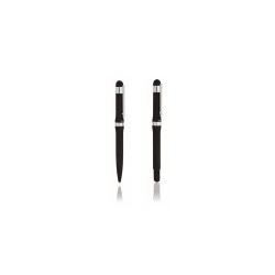 Set Cadeau d'Entreprise Éco-responsable avec Stylo et Roller Personnalisé Antonio Miro Matières : métal Couleurs : noir goodies 