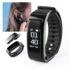 Bracelet Connecté Personnalisé Intelligent Rusk - Montre Économique Matières : TPU Couleurs : noir