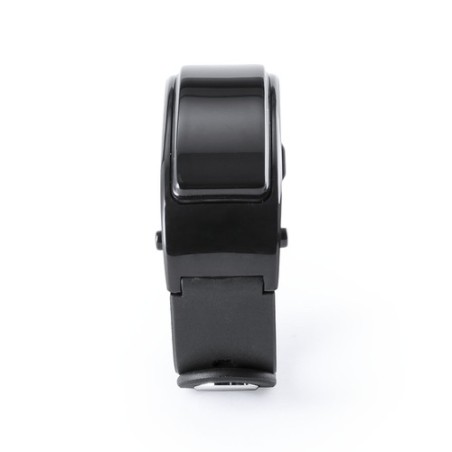 Bracelet Connecté Personnalisé Intelligent Rusk - Montre Économique Matières : TPU Couleurs : noir goodies publicitaire événemen