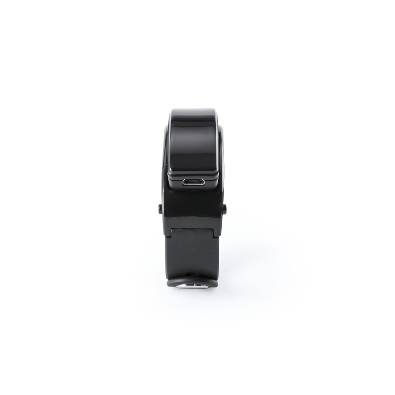 Bracelet Connecté Personnalisé Intelligent Rusk - Montre Économique Matières : TPU Couleurs : noir impression haute définition
