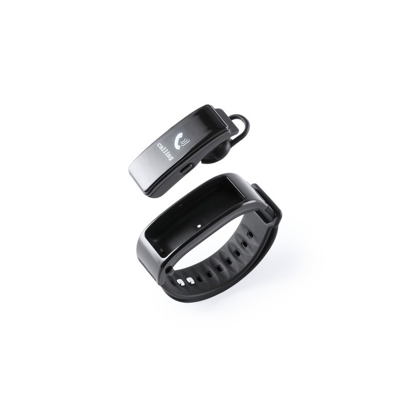 Bracelet Connecté Personnalisé Intelligent Rusk - Montre Économique Matières : TPU Couleurs : noir marquage laser ultra précis