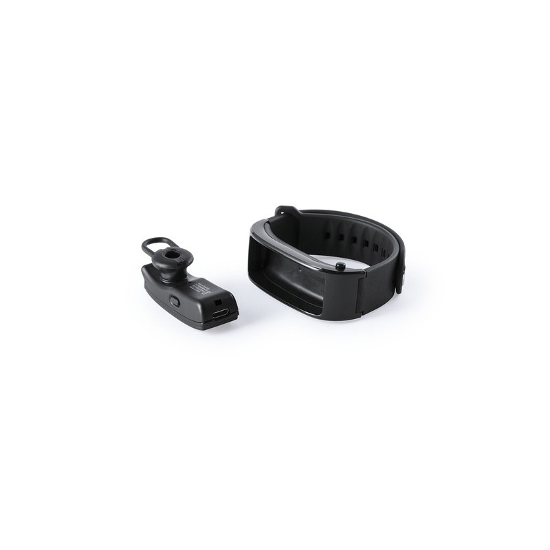 Bracelet Connecté Personnalisé Intelligent Rusk - Montre Économique Matières : TPU Couleurs : noir objet promotionnel éco-respon